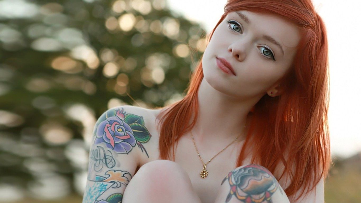 redhead, Women, Tattoo Wallpaper HD / Desktop and Mobile Background. Desktop background image, Tattoos, Wallpaper