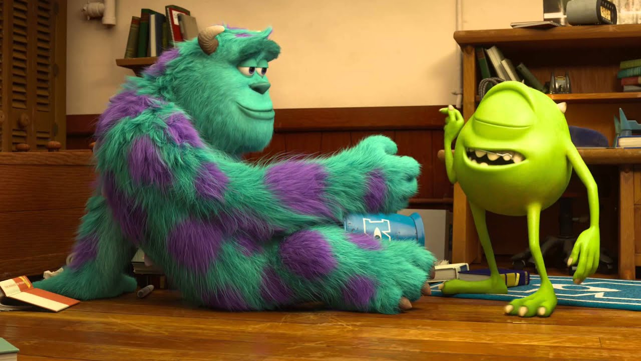Monsters University Clip and Sulley meet. Official Disney