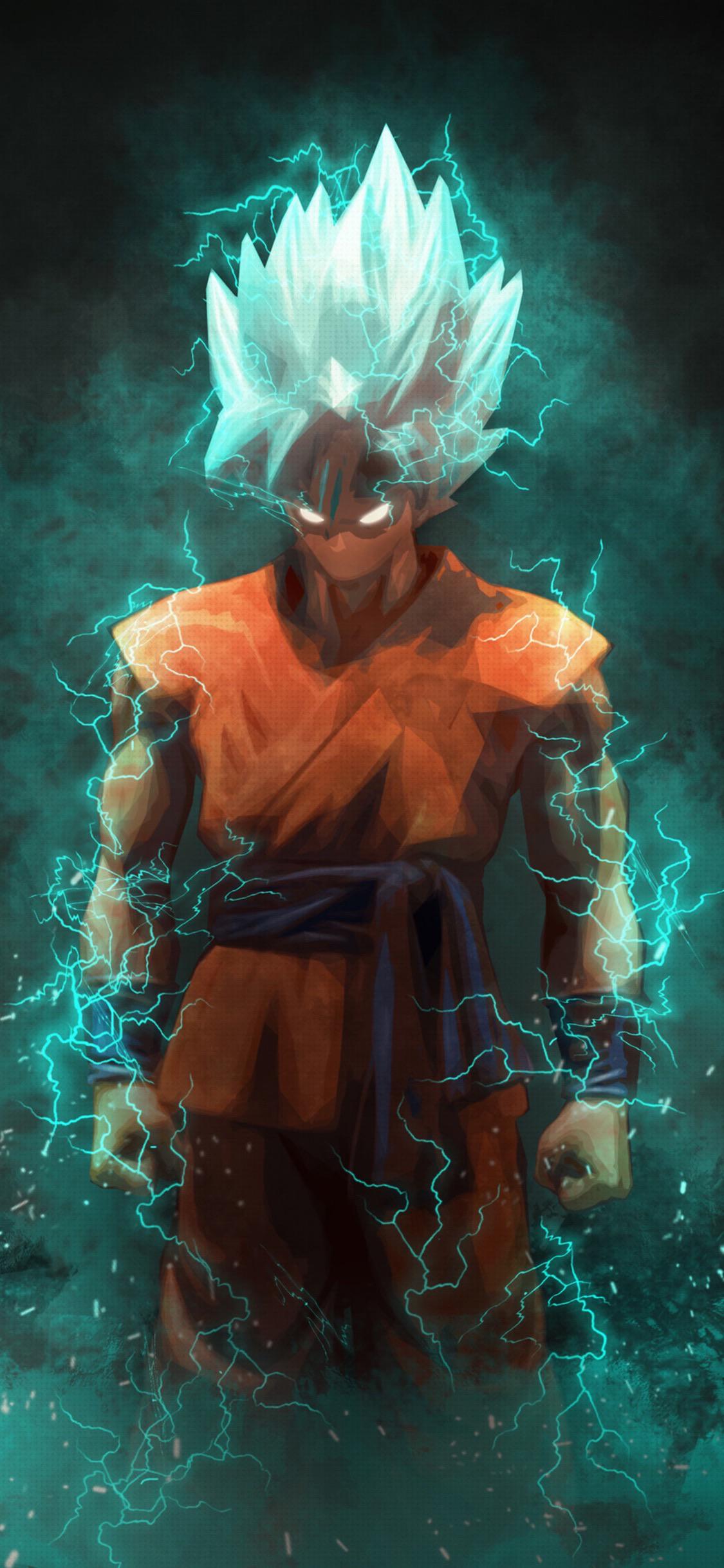 Goku Art wallpaper for iPhone 11