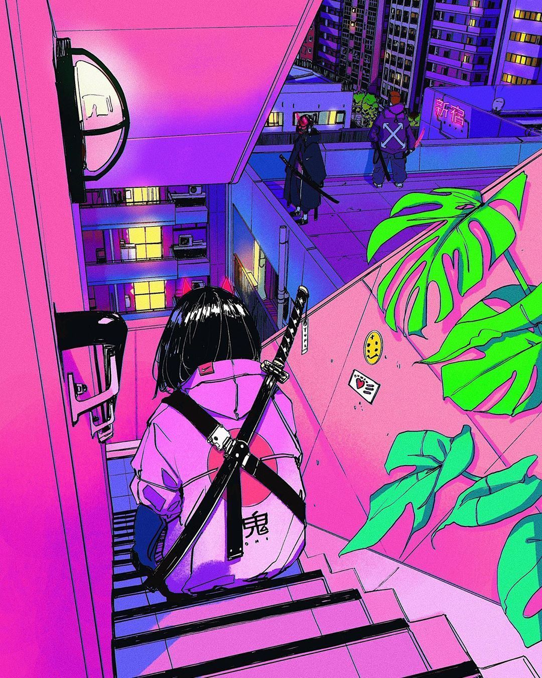 Aesthetic Vaporwave Anime Hd Wallpapers Wallpaper Cave