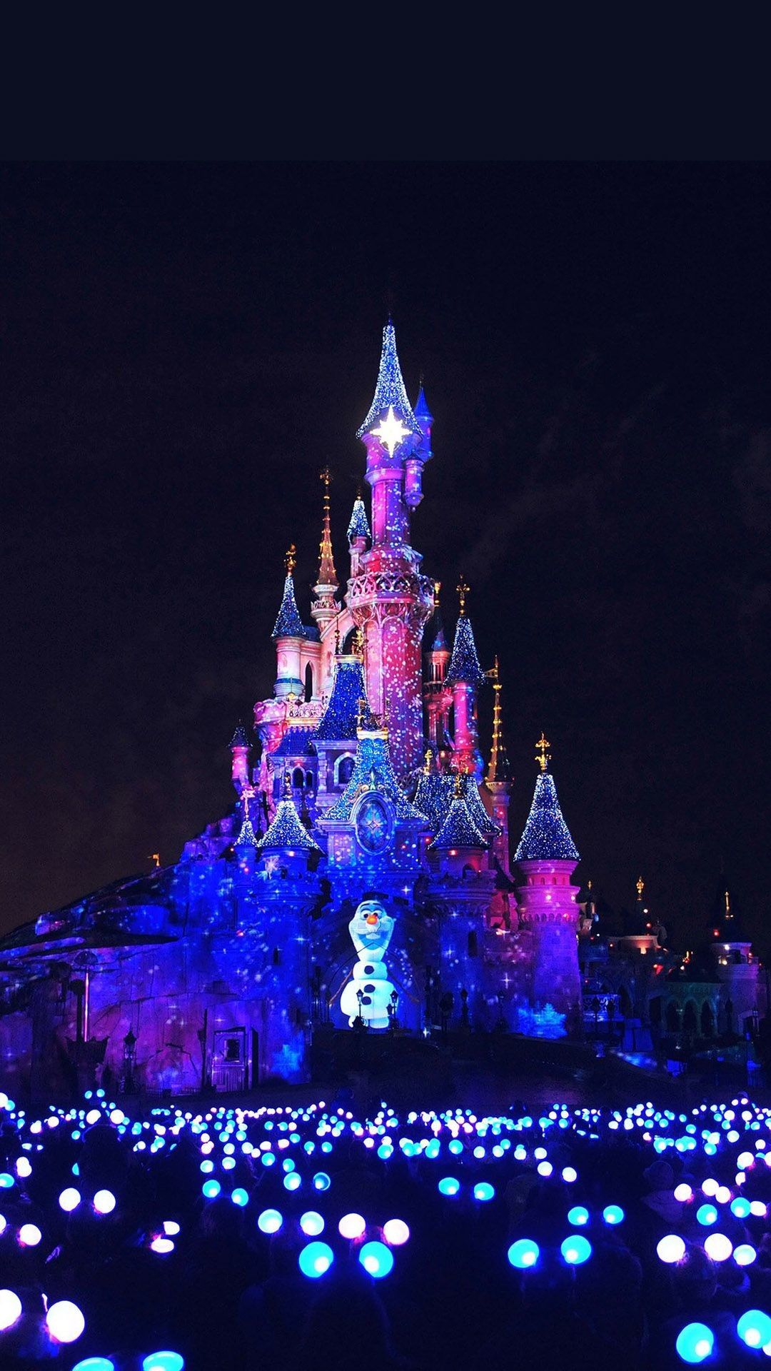 Light up of Cinderella Castle