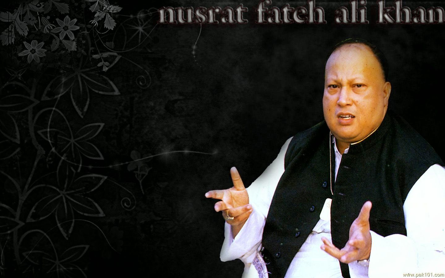 Pakistan India Showbiz HD Wallpaper Free Download: Nusrat Fateh