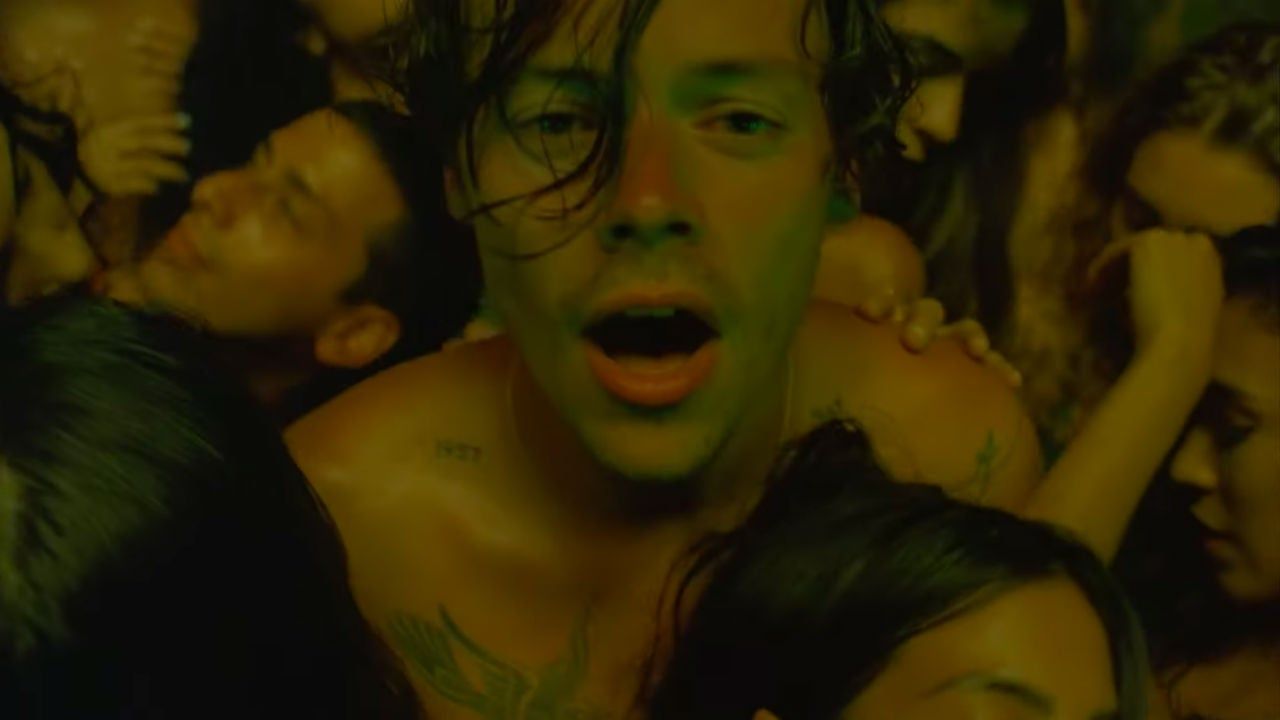 Harry Styles Is Sweaty and Shirtless in New Music Video