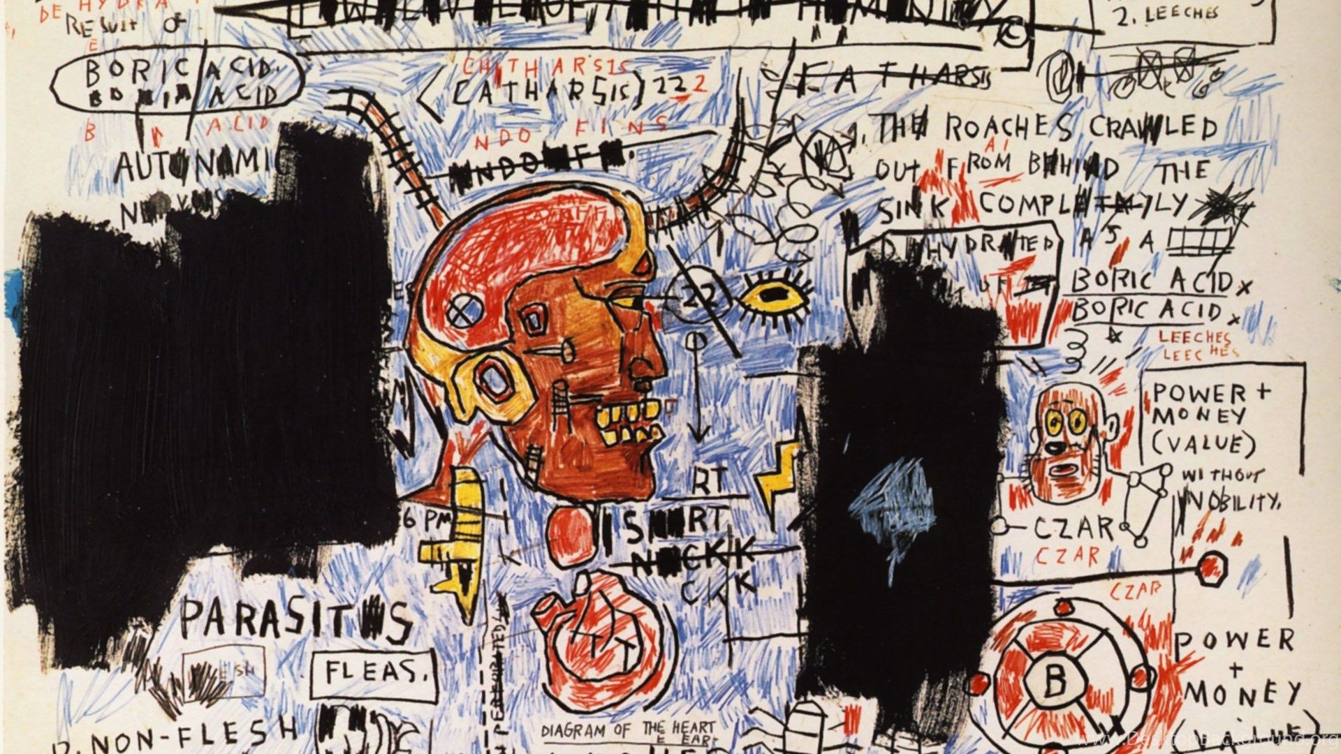 Nicolas Landau: Jean Michel Basquiat High Quality Wallpaper