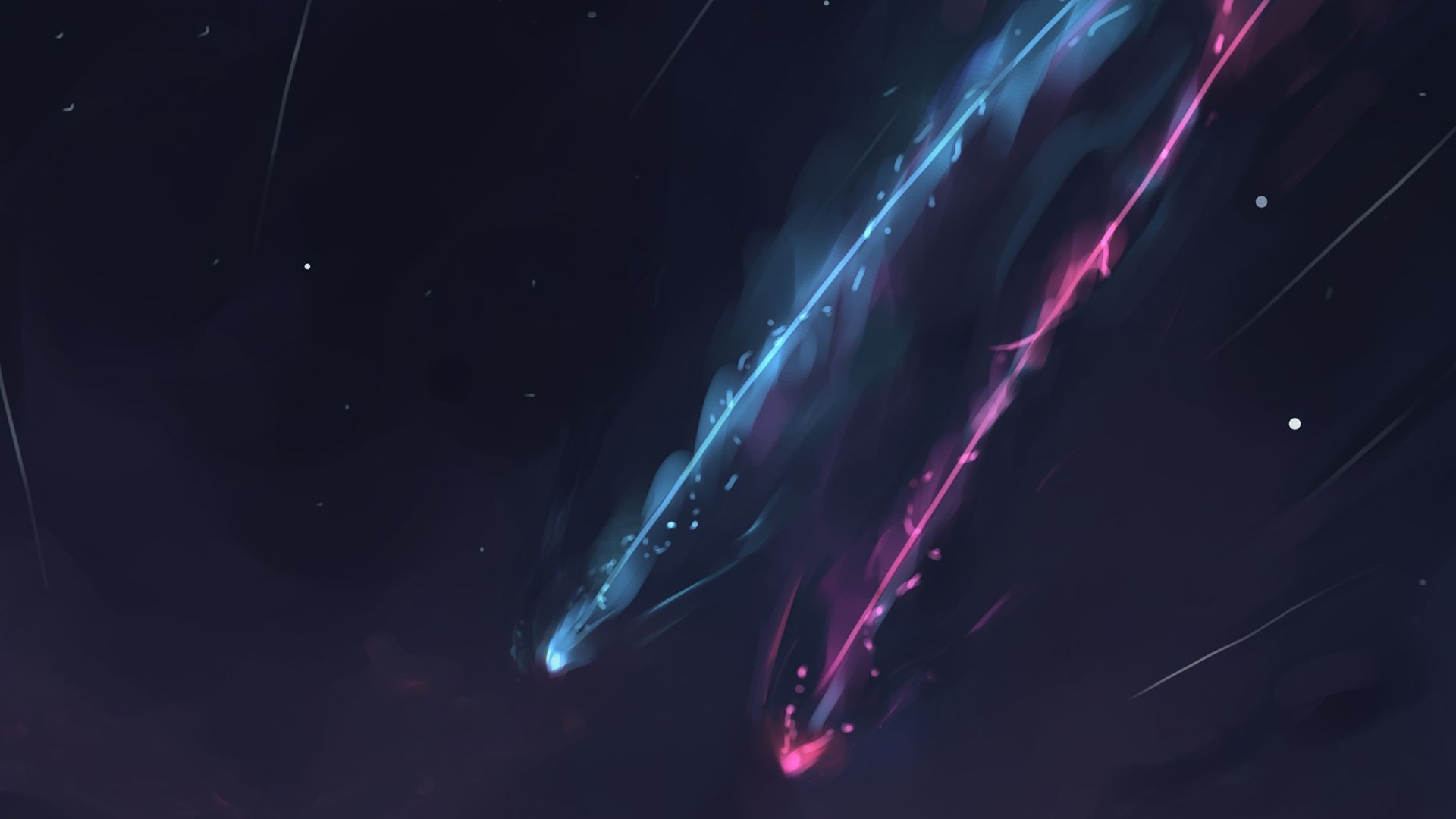 Your Name Anime Abstract Painting Wallpaper, HD Abstract 4K