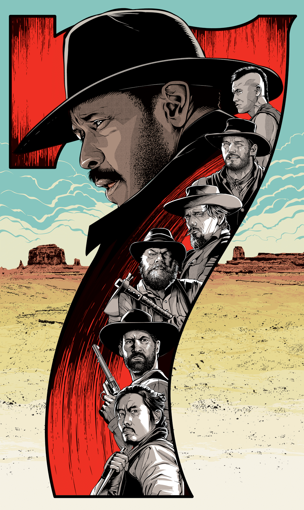 The Magnificent Seven (2016) HD Wallpaper From Gallsource.com