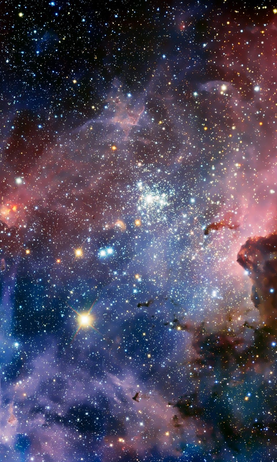 Carina Nebula Mobile Wallpaper