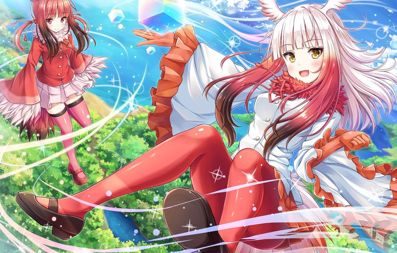 Wallpaper kawaii, girl, anime, japanese, sugoi, bishojo, Kemono