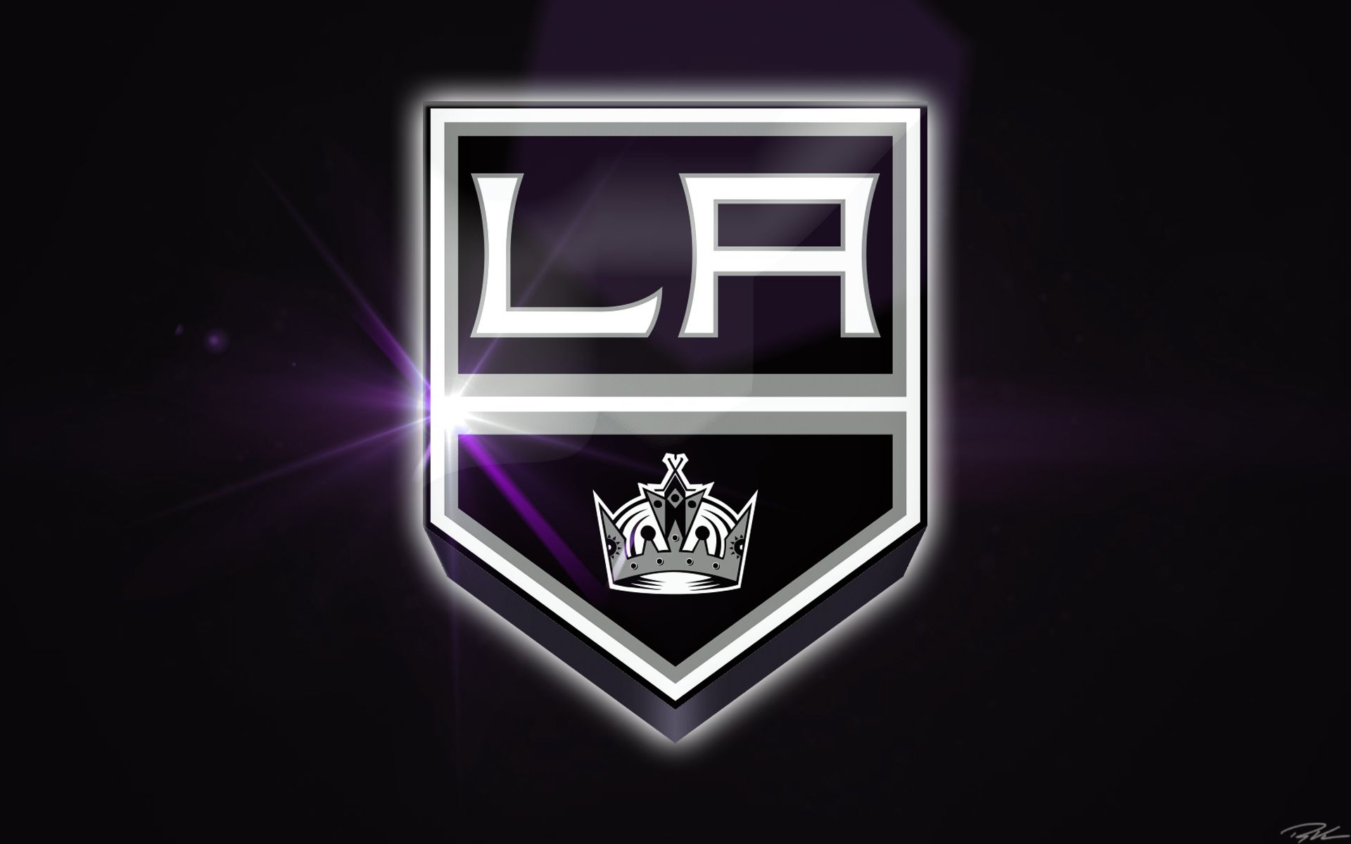 LA Kings Logo Wallpaper