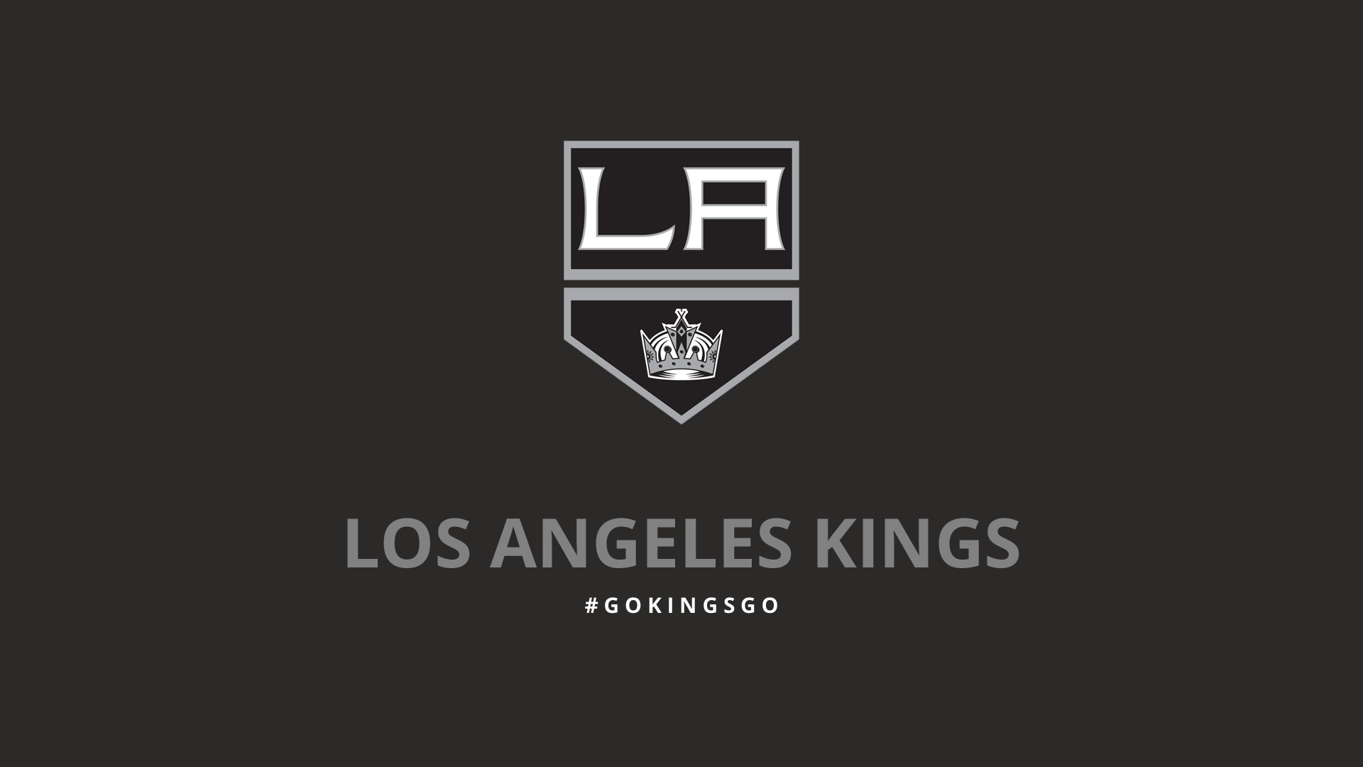 Download Los Angeles Kings Retro Logo Wallpaper