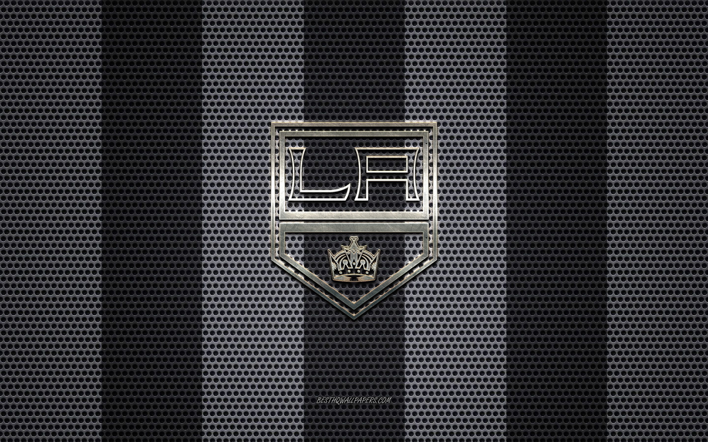 Download wallpaper Los Angeles Kings logo, American hockey club