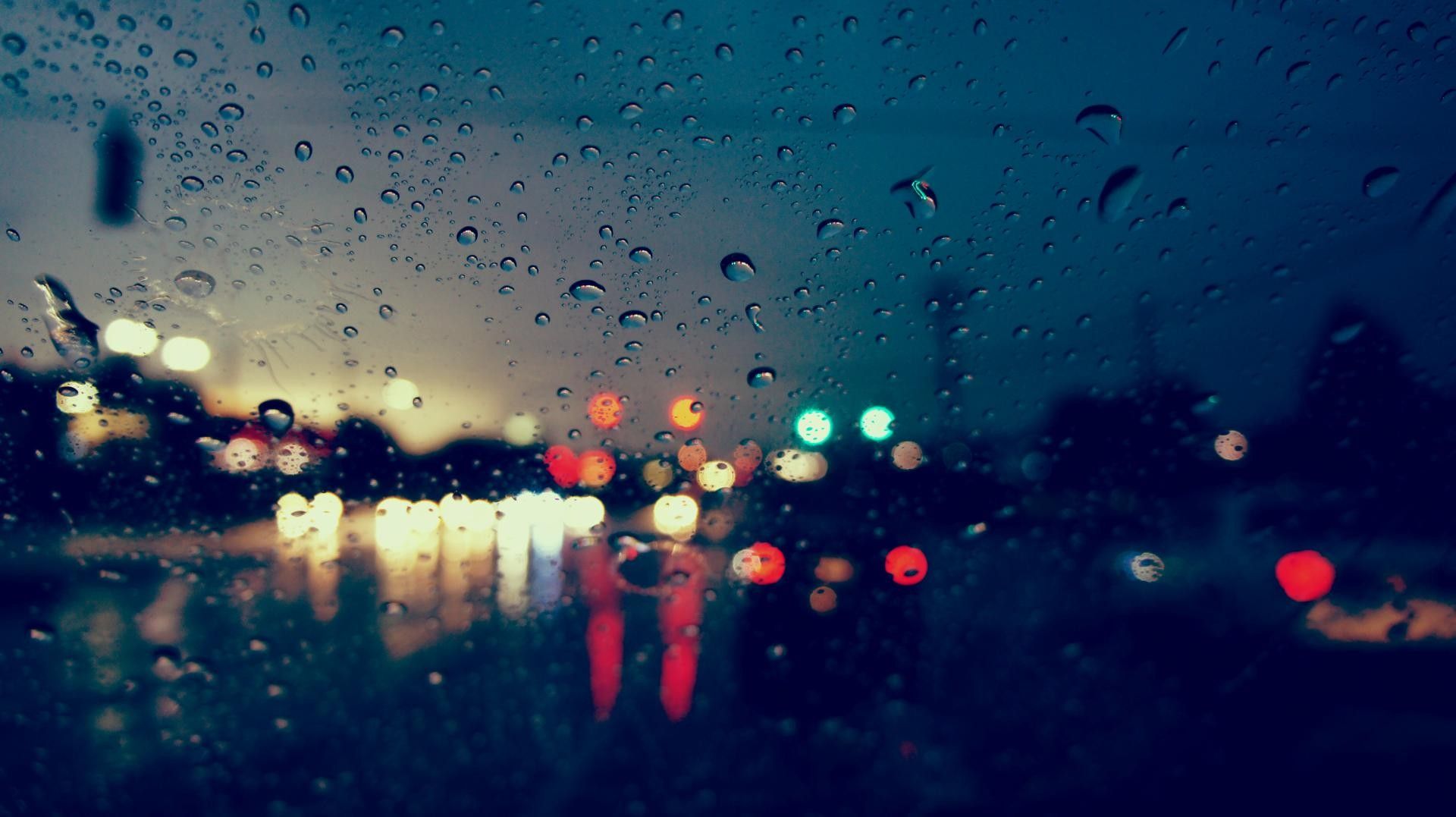 #urban, #street, #rain, #bokeh, #water drops, #lights
