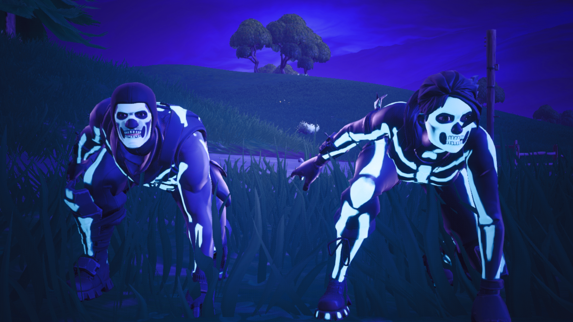 Spooky Scary Skeletons Wallpaper