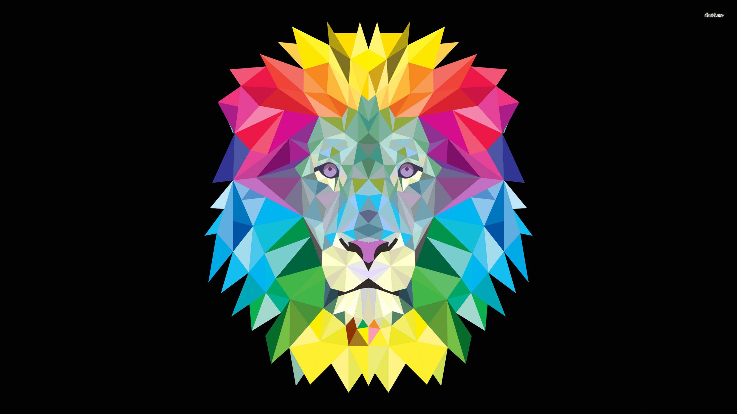 Colorful Lion Wallpaper Free .wallpaperaccess.com
