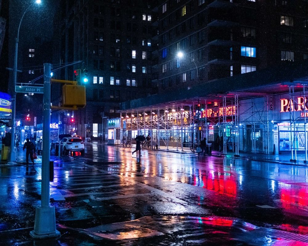 Rain City Picture. Download Free Image