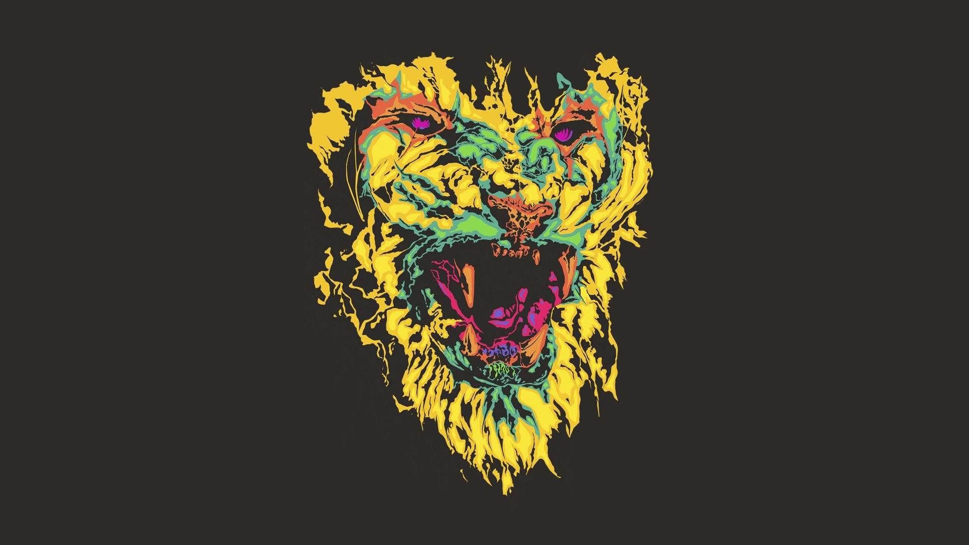 Lion Wallpaper Color