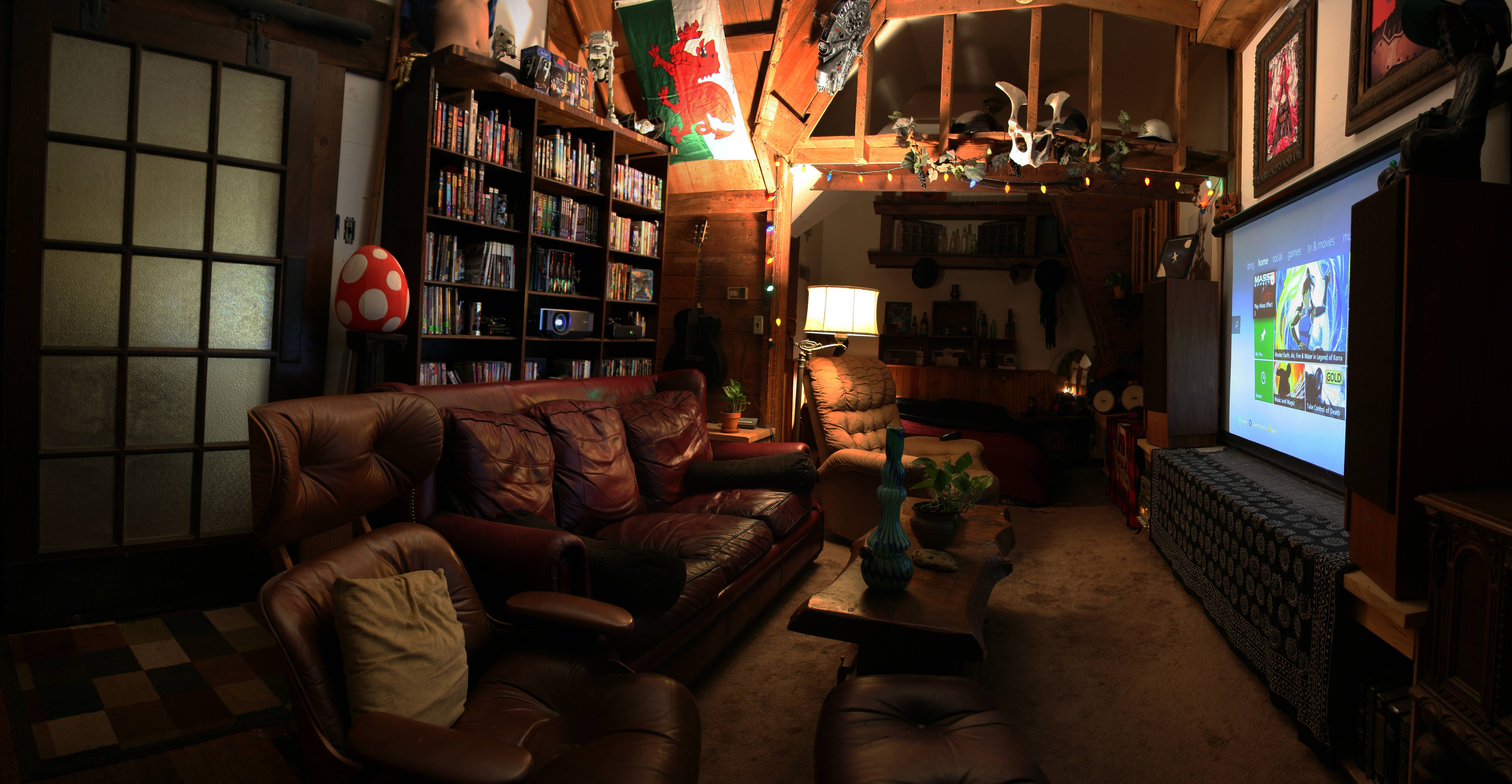 cozy game room