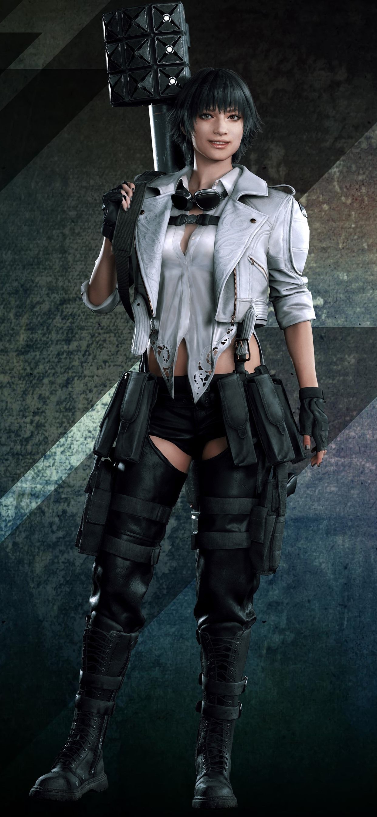 Devil May Cry 5, Short Hair Girl 1242x2688 IPhone 11 Pro XS Max