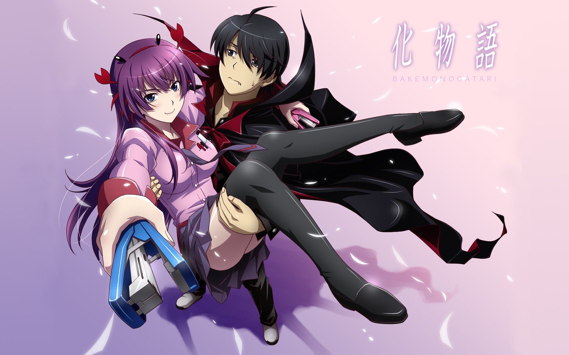 #thigh Highs, #Senjougahara Hitagi, #anime, #Monogatari