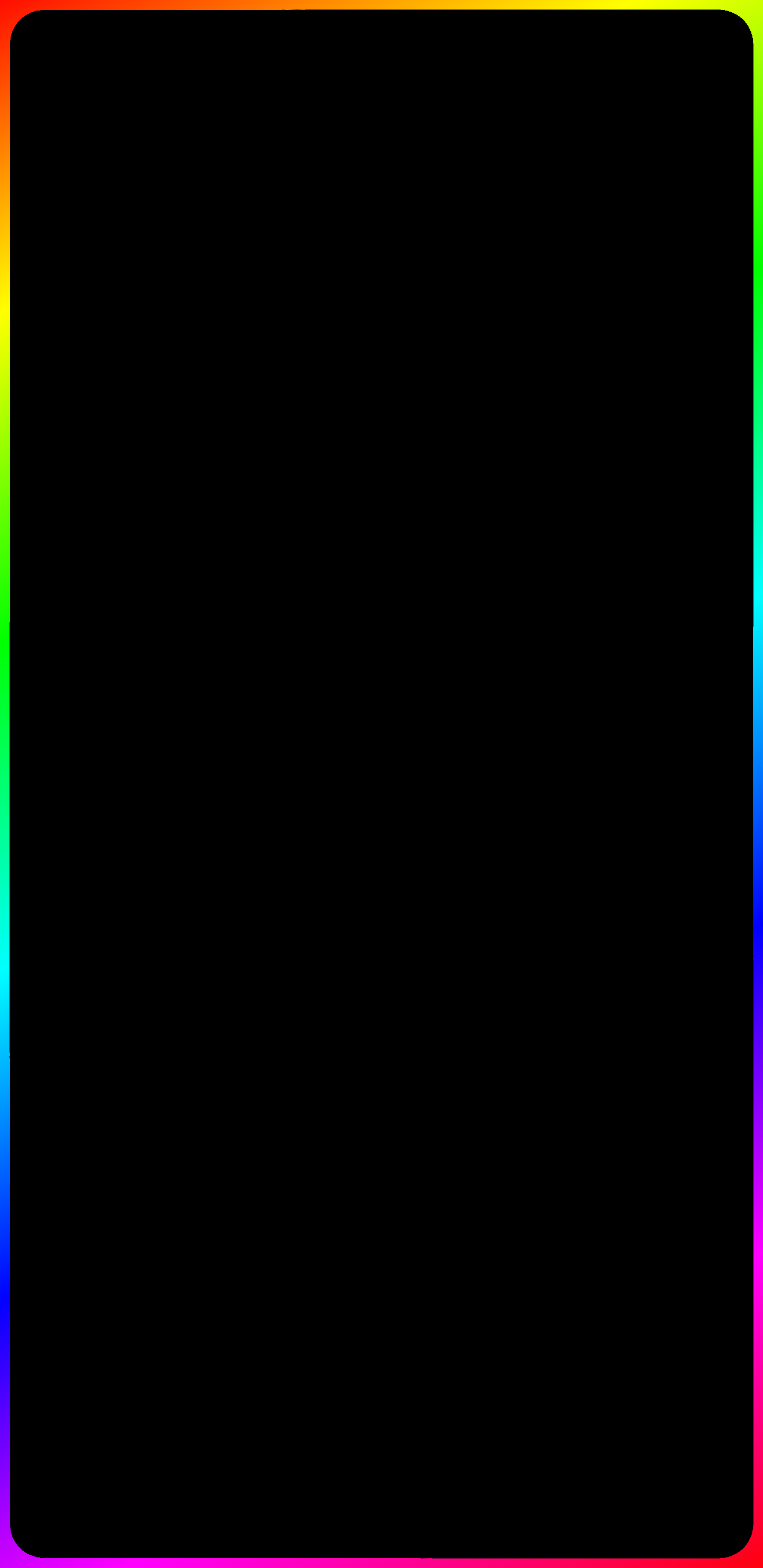 Rainbow Edge Wallpaper iPhone 8