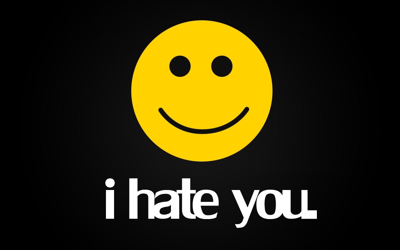 I Hate U Wallpapers Wallpaper Cave