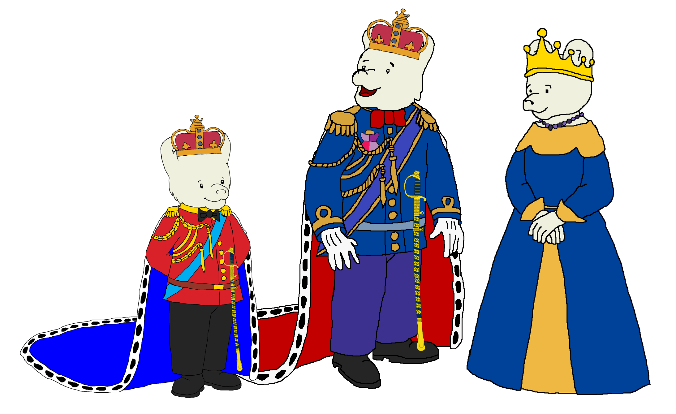 Royal Family Wallpaper. Royal Blue