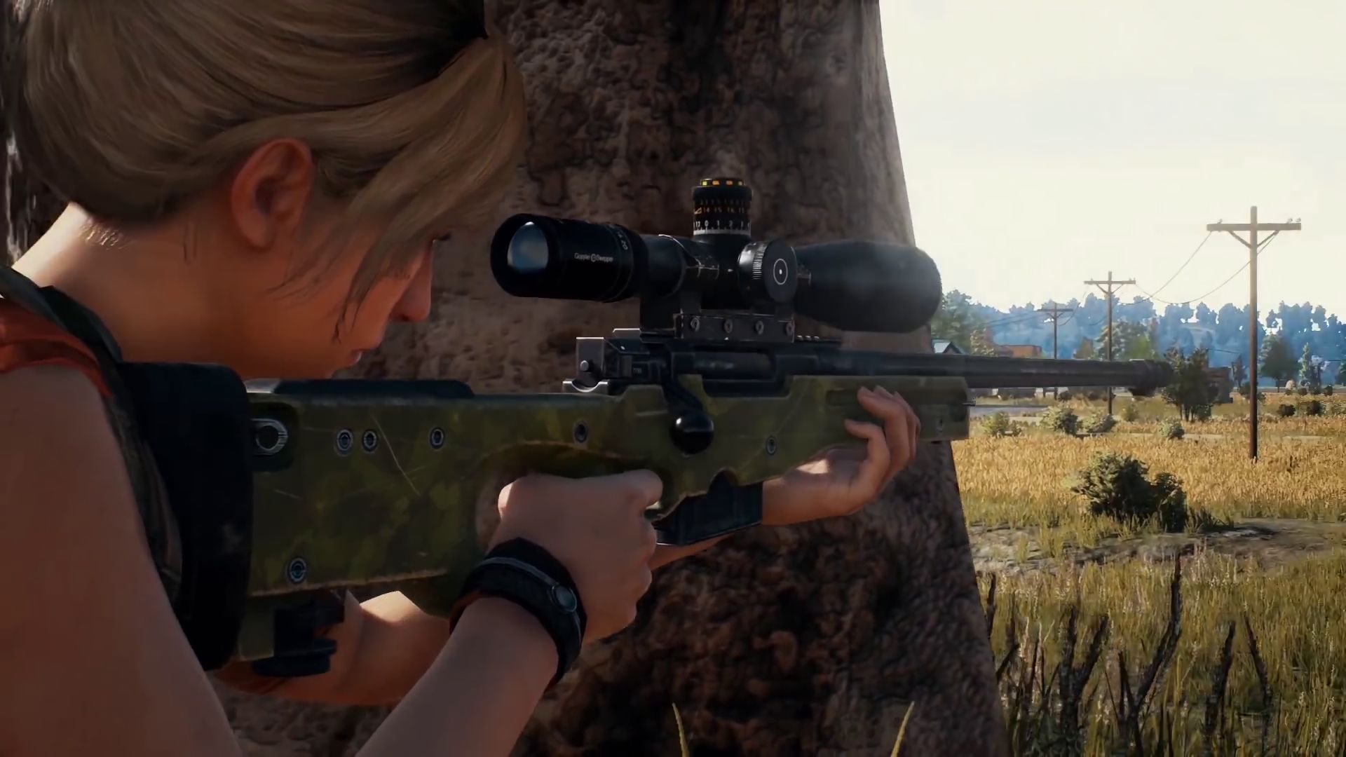 PUBG PlayerUnknown's Battlegrounds Sniper Girl HD