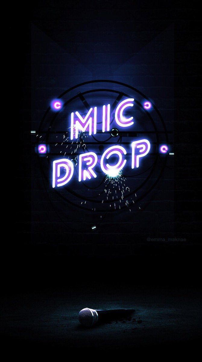 BTS.. MIC DROP LOCKSCREEN.. ©emma_maknae. Bts lyric, Bts