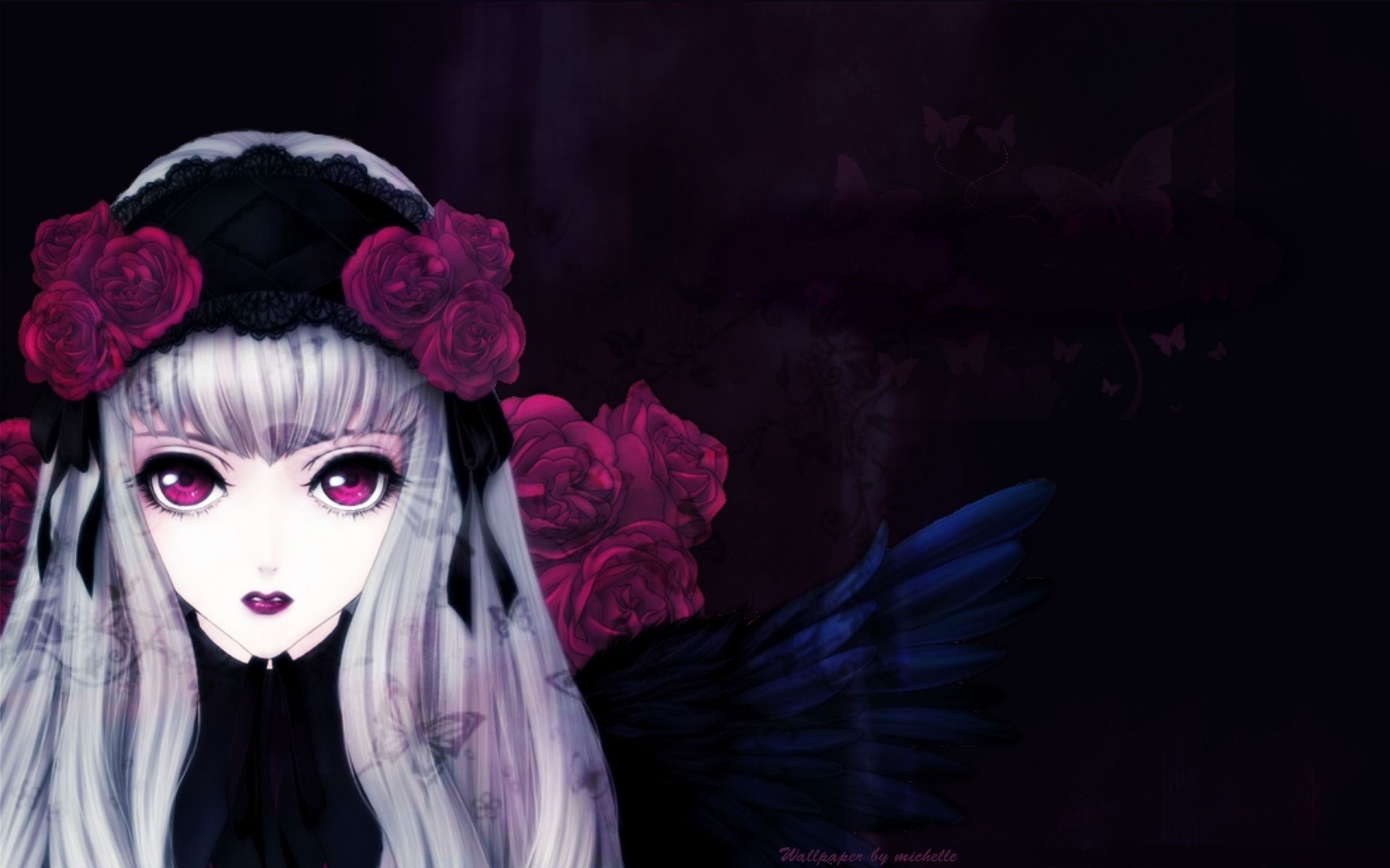 Gothic Anime Girl HD Wallpaper