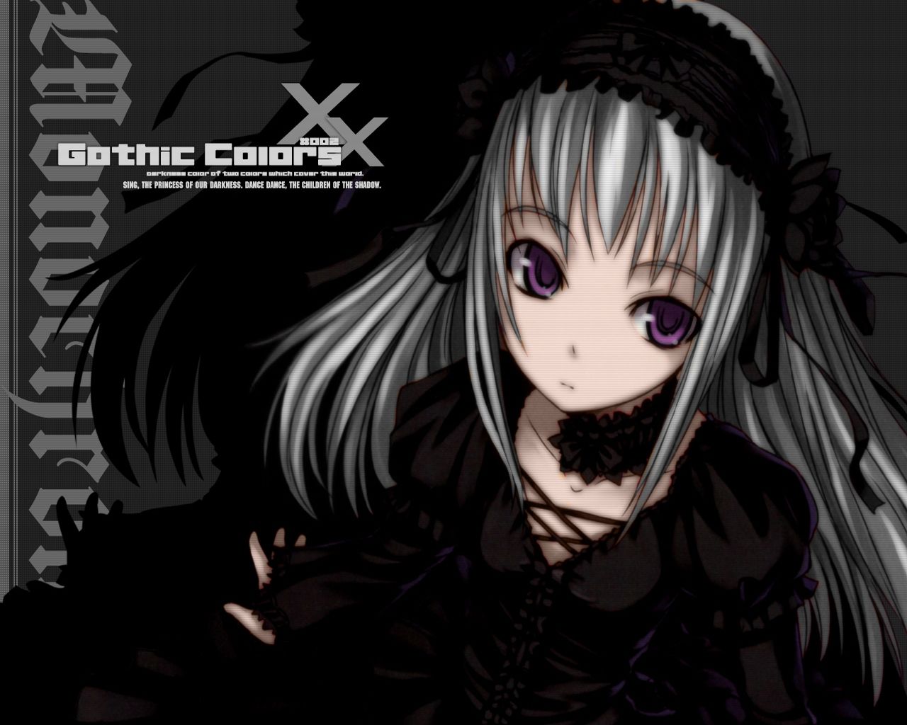 Dark Goth Loli Lolita Fashion Rozen Maiden Suigintou. Konachan