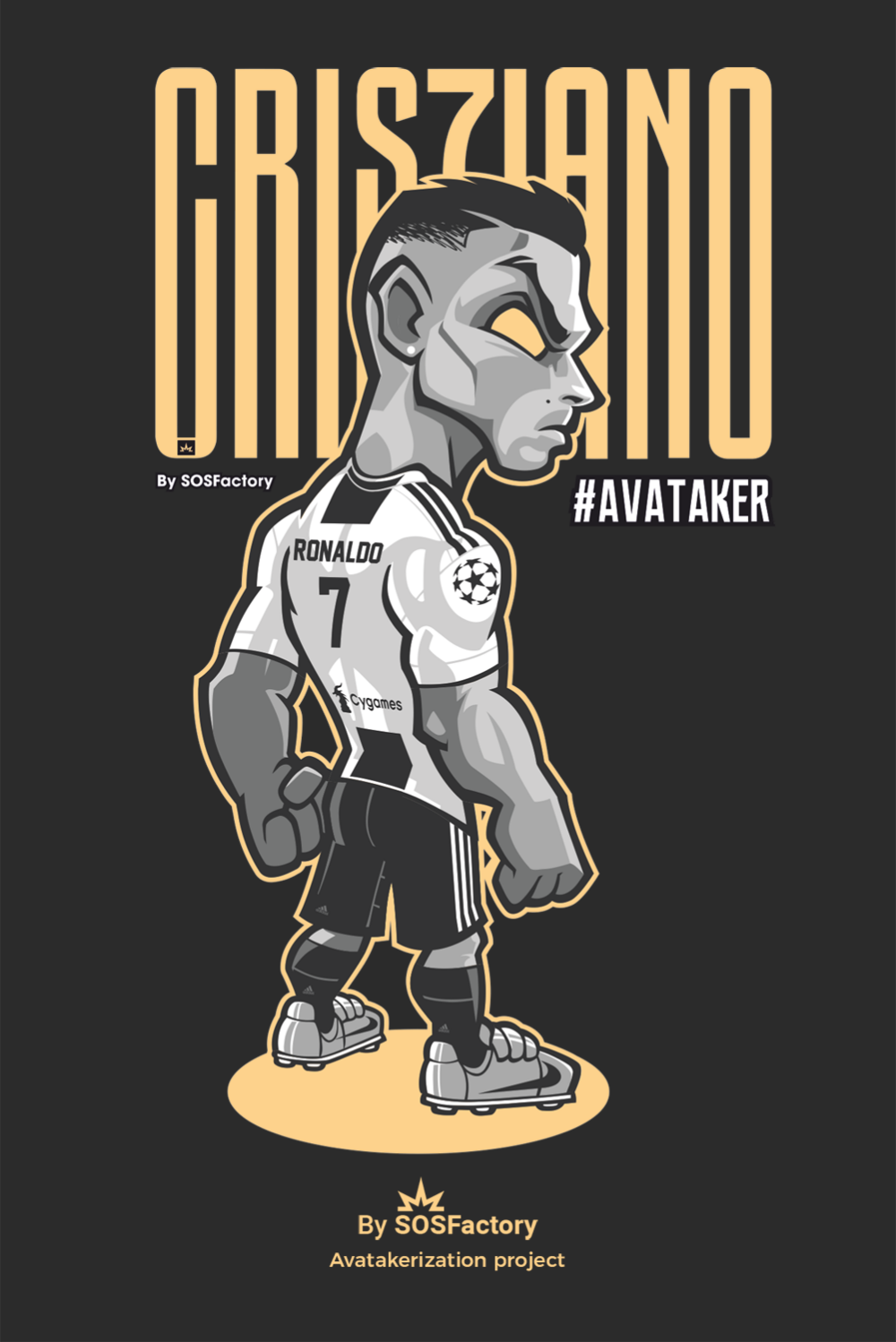Cristiano Ronaldo Avatar. Sepak bola, Desain, Desain sampul buku