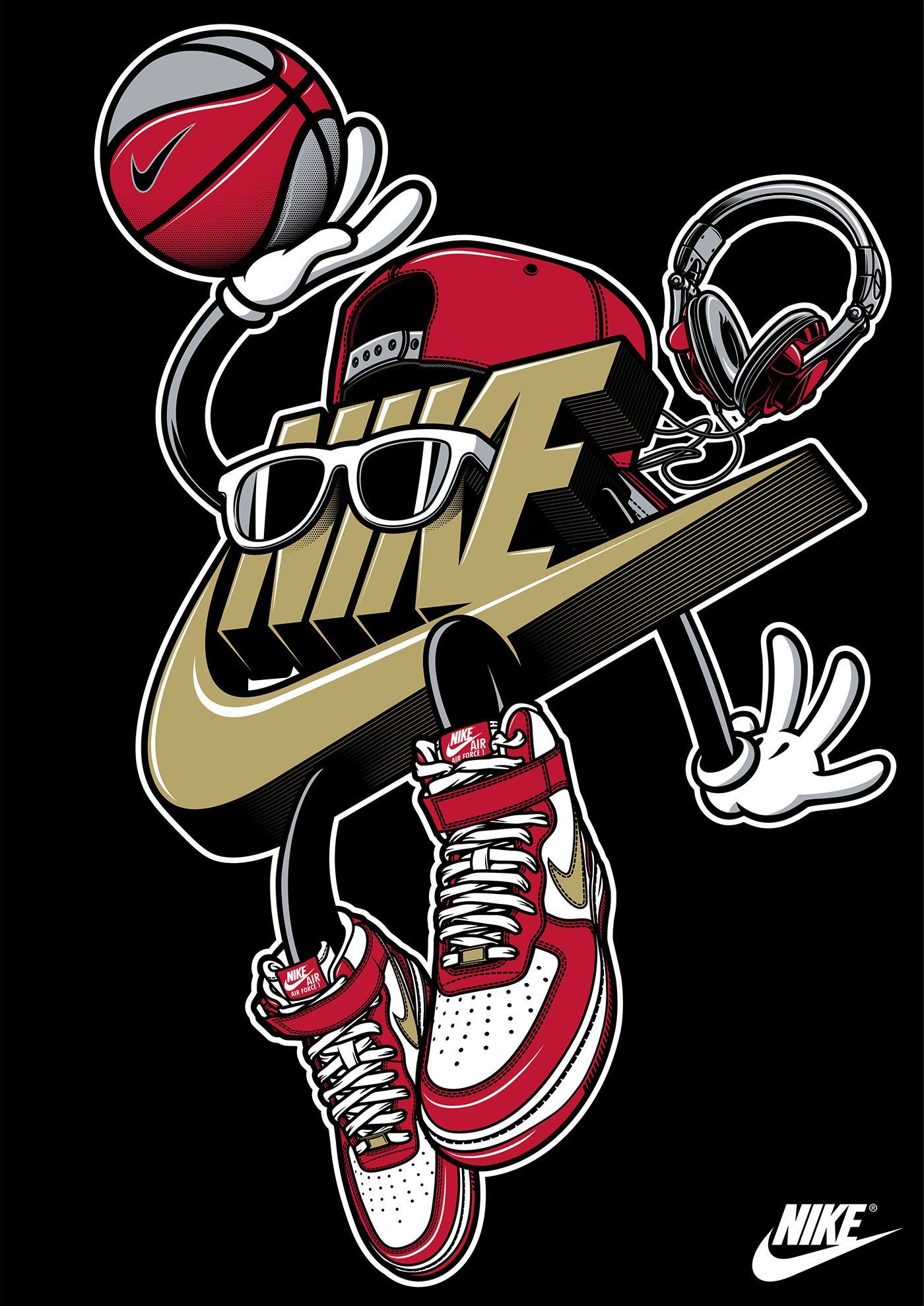 Nike vs. Rusc • Young Athletes. Cool nike wallpaper, Nike art, Nike wallpaper