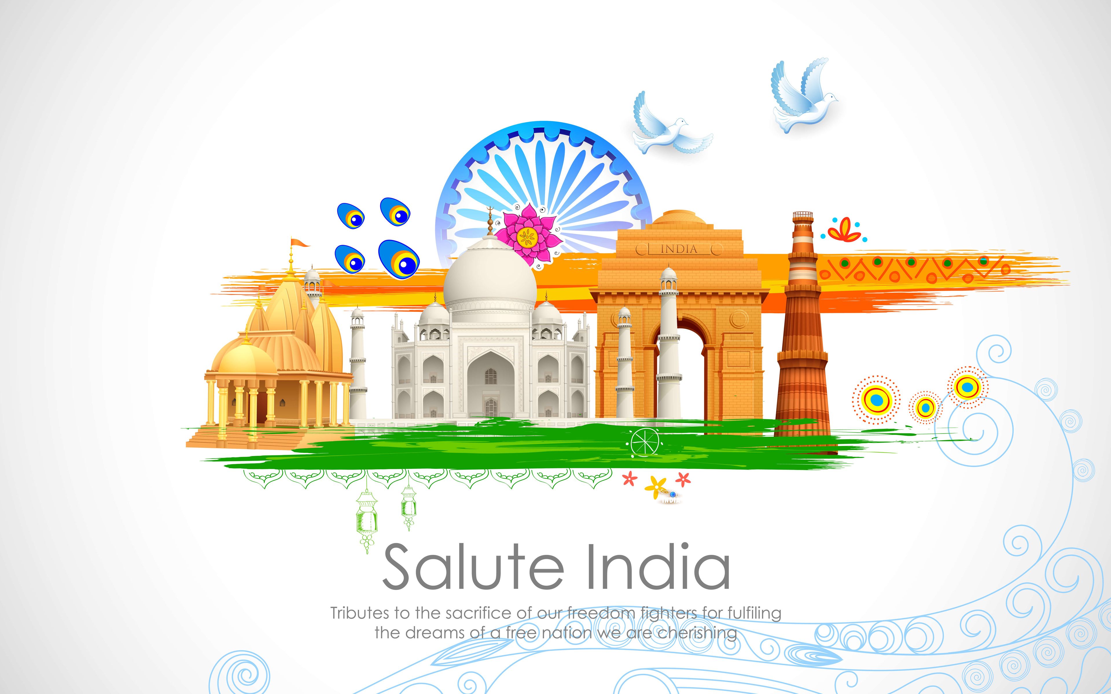 Salute India 4K 8K Wallpaper