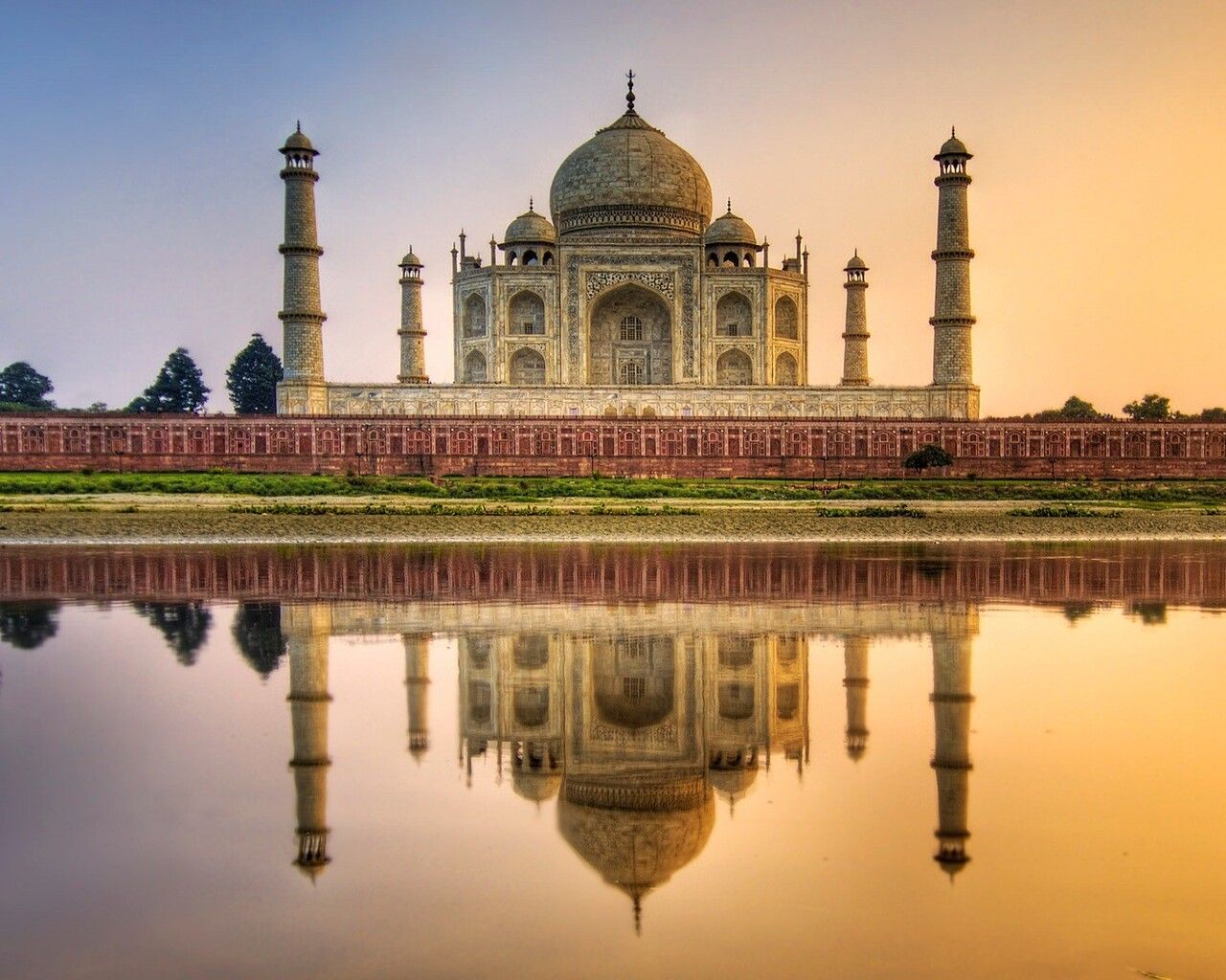 Taj Mahal India 1280x1024 Resolution HD 4k Wallpaper