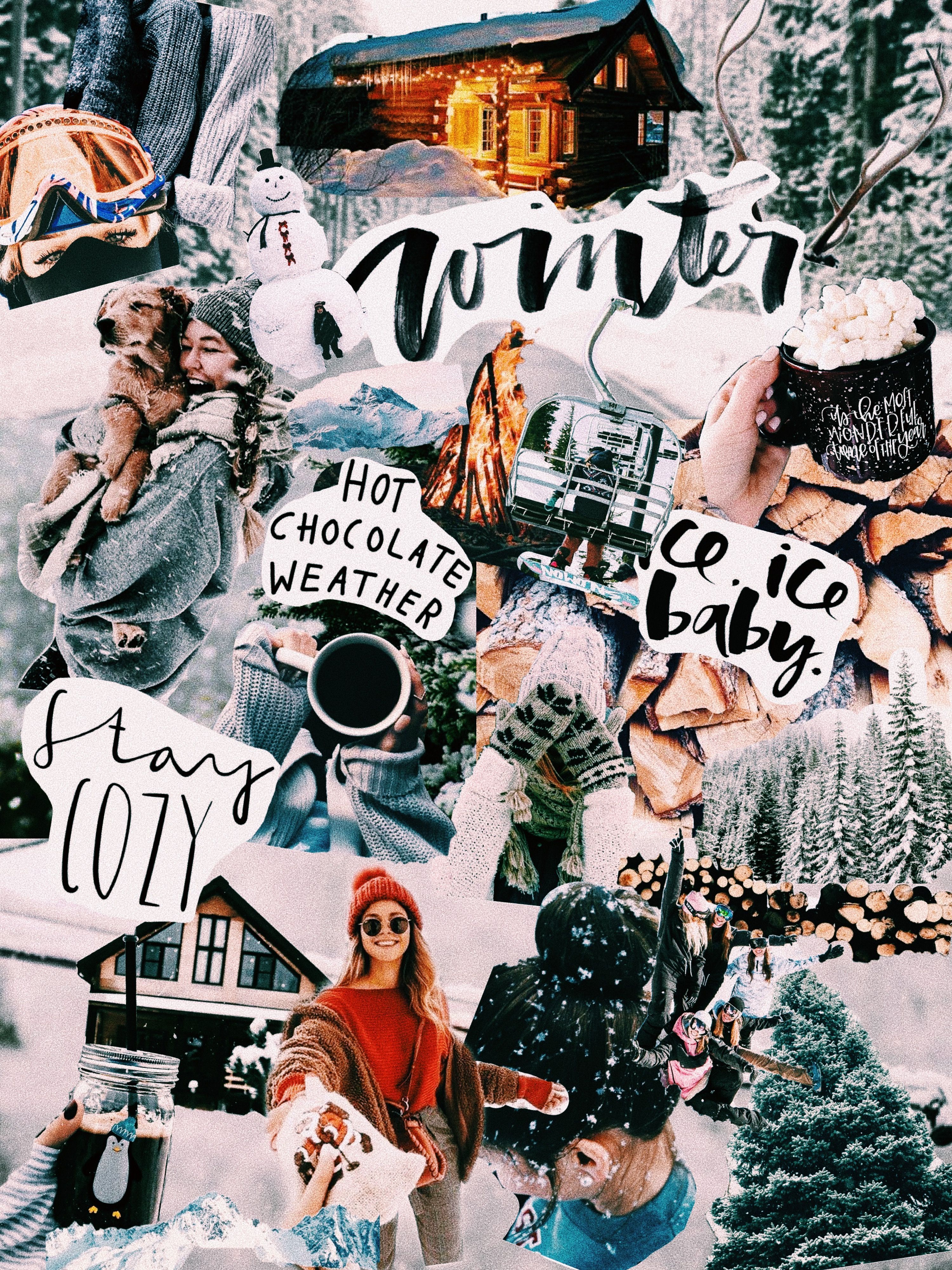 Aesthetic Christmas Collage Desktop Wallpapers Wallpa - vrogue.co