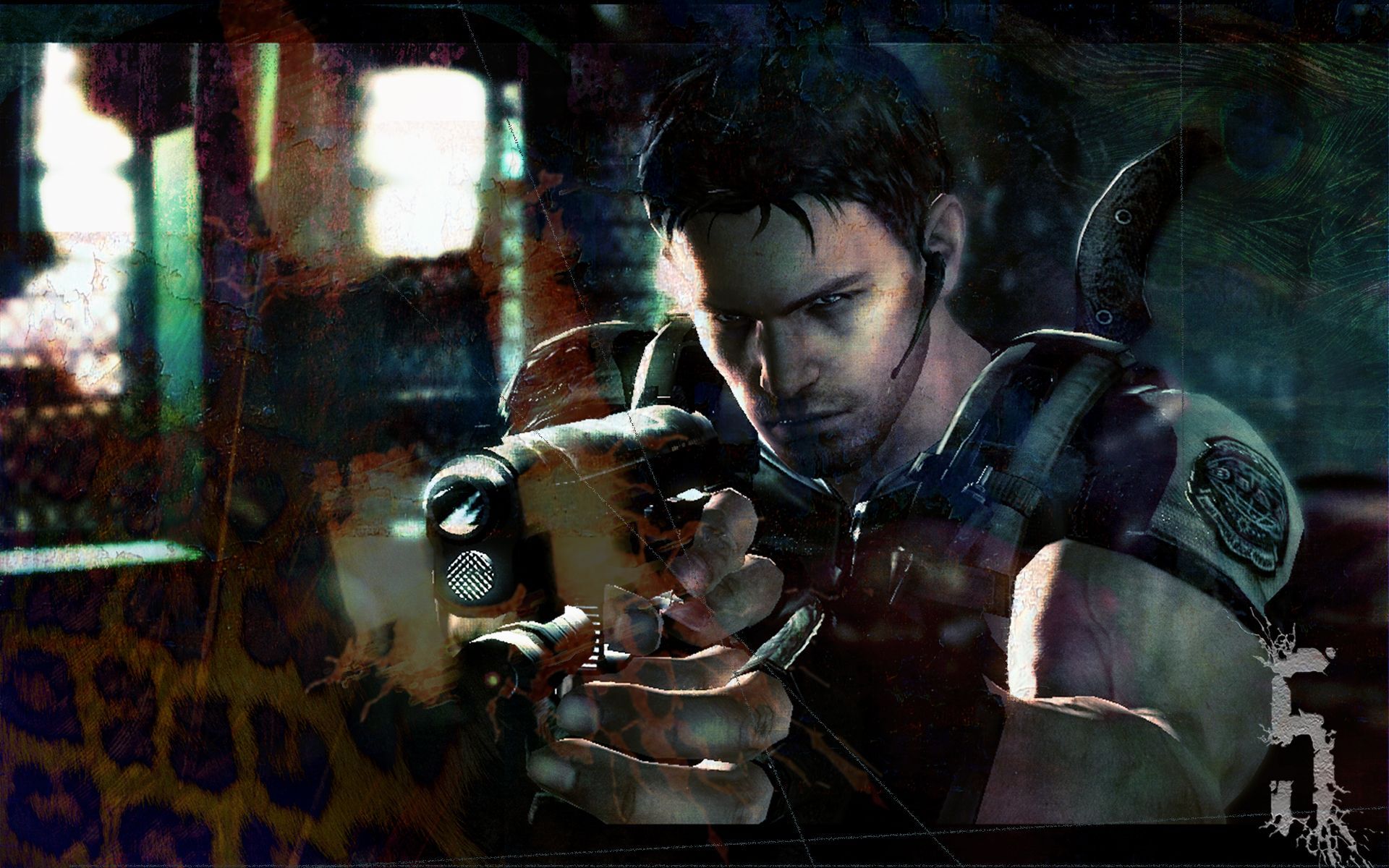 Chris Redfield Wallpaper. Resident evil 5, Resident evil, Evil picture