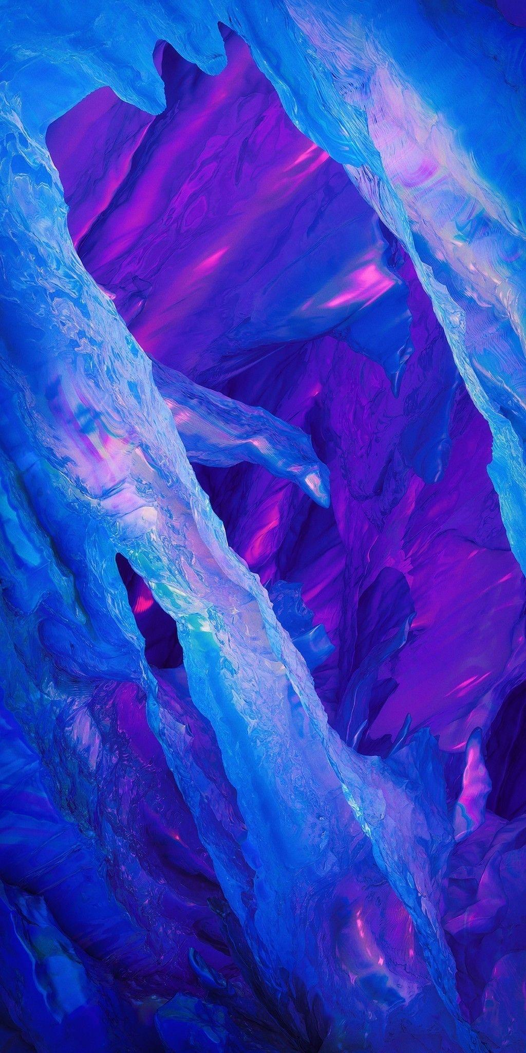 Cotton candy crystals. iPhone X Wallpaper X Wallpaper HD
