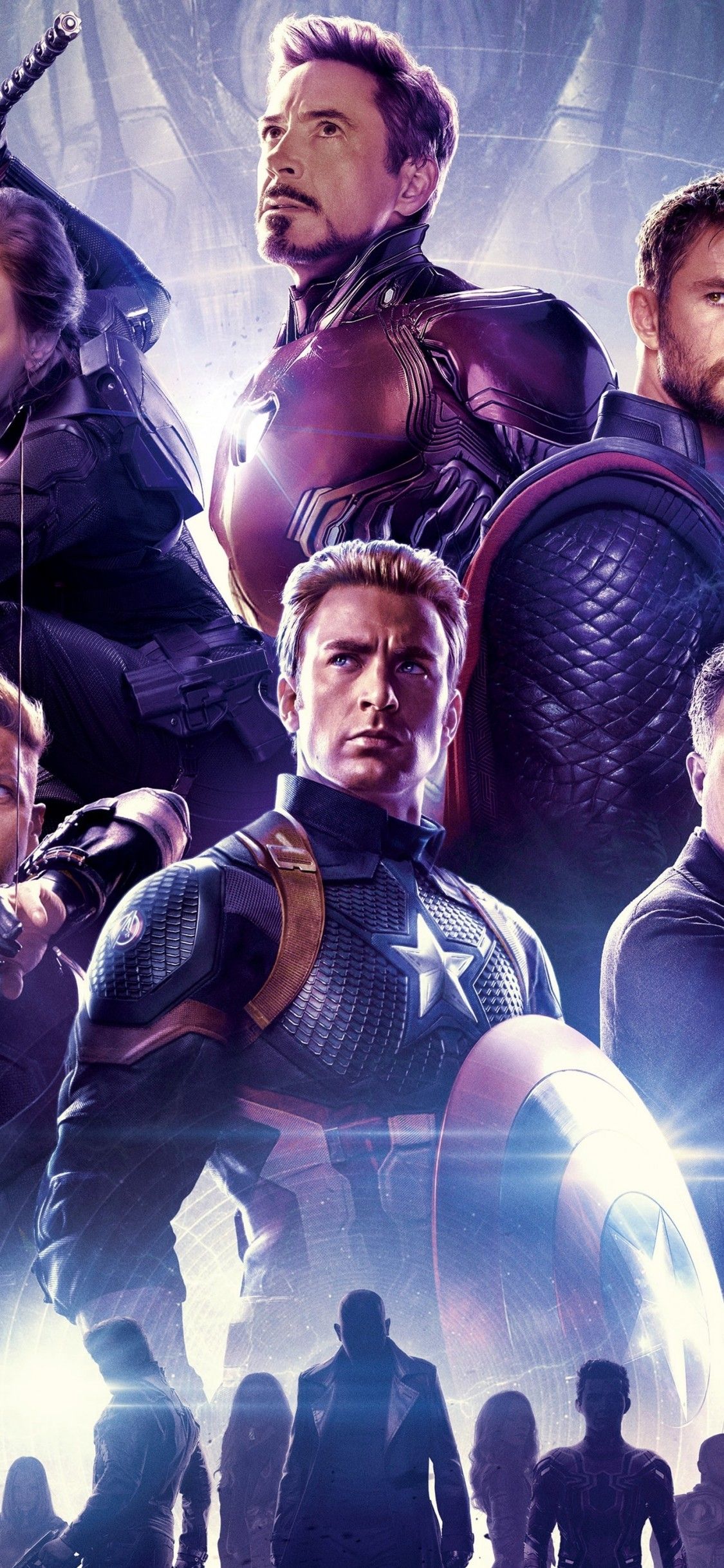 Download 1125x2436 Avengers: Endgame, Poster, Superheroes, Thor