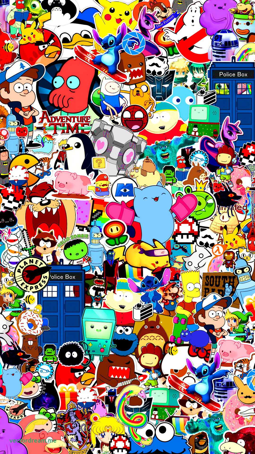 Cartoon Characters iPhone Wallpaper Free Cartoon Characters iPhone Background