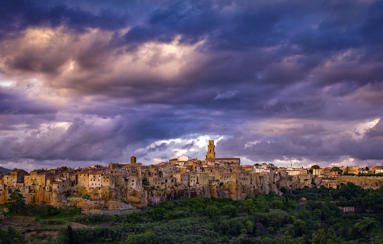 Wallpaper Italy, Tuscany, Pitigliano image for desktop, section