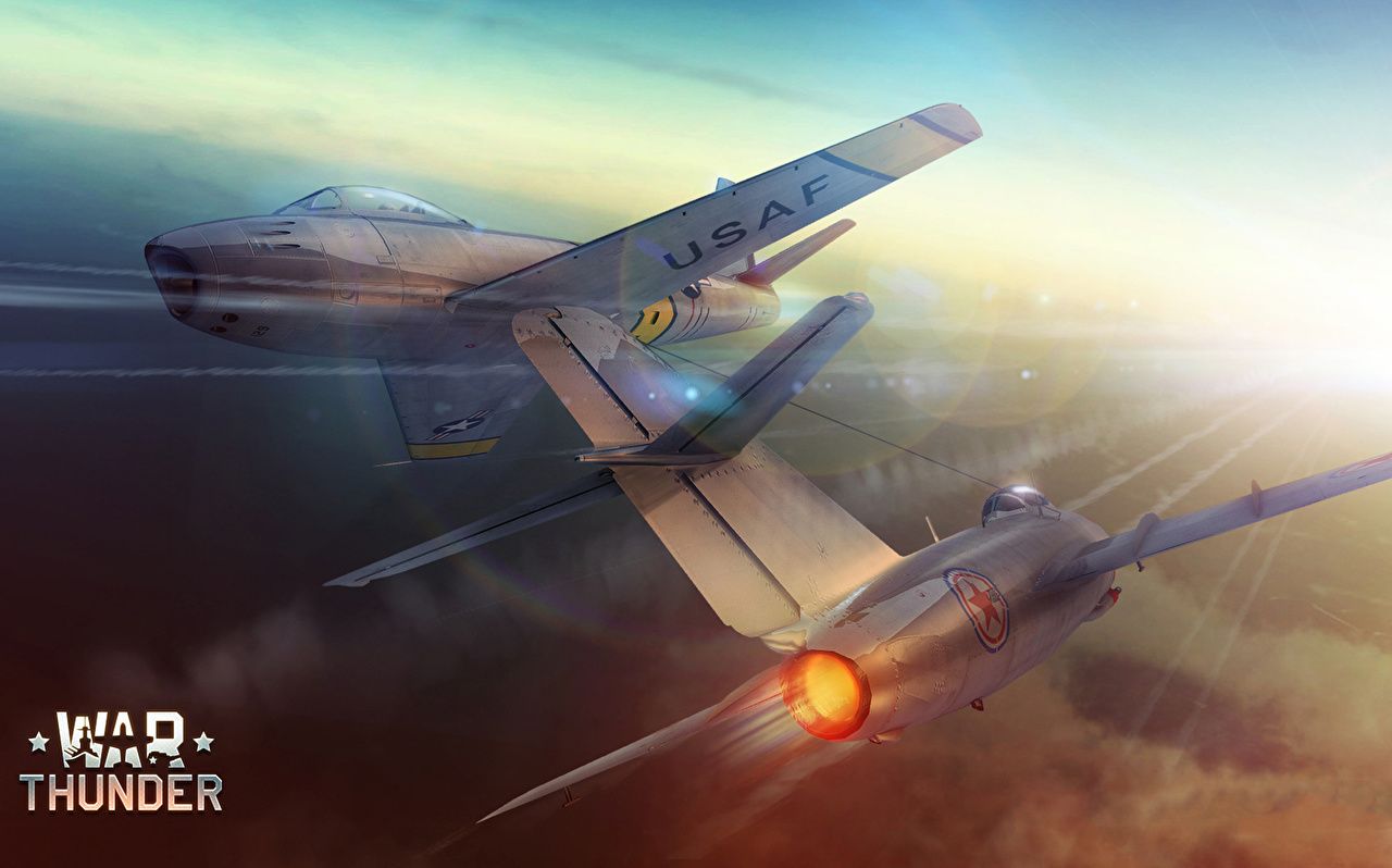 Picture War Thunder Fighter Airplane Airplane Mig Fagot, F 86