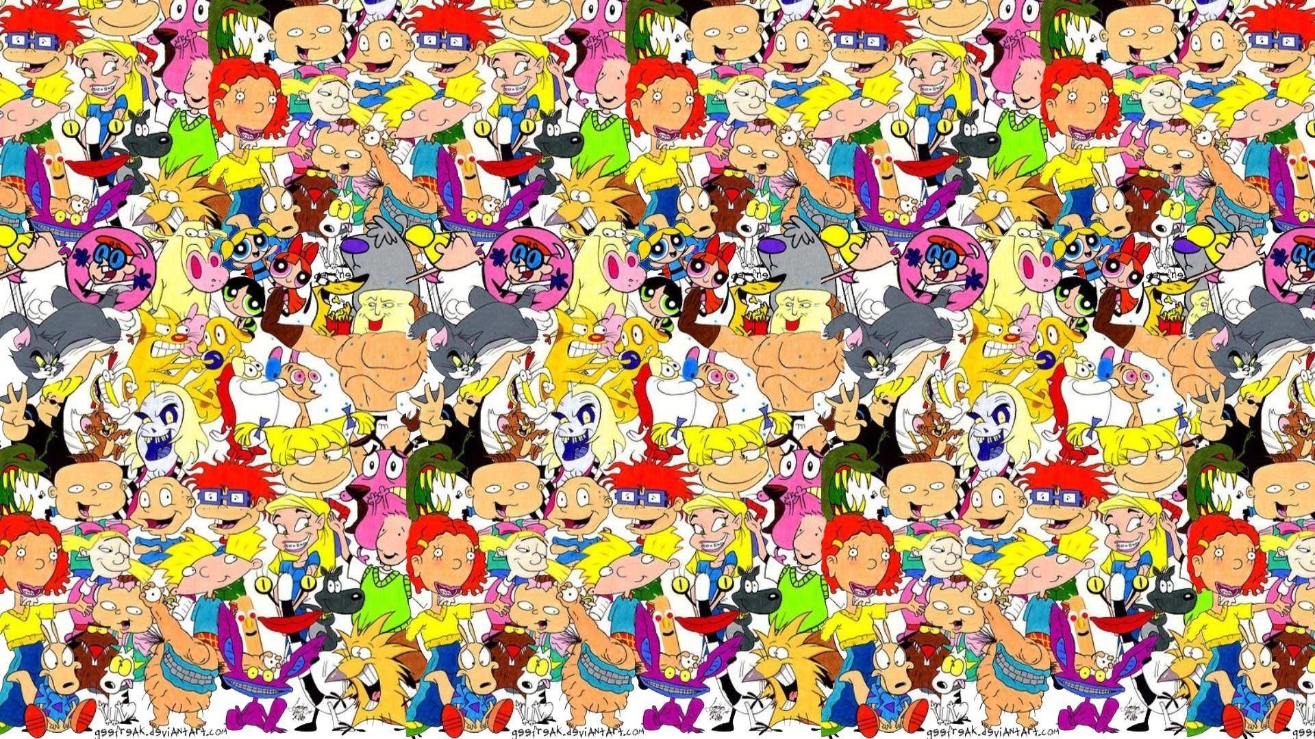 90s Nickelodeon Cartoon Wallpaper