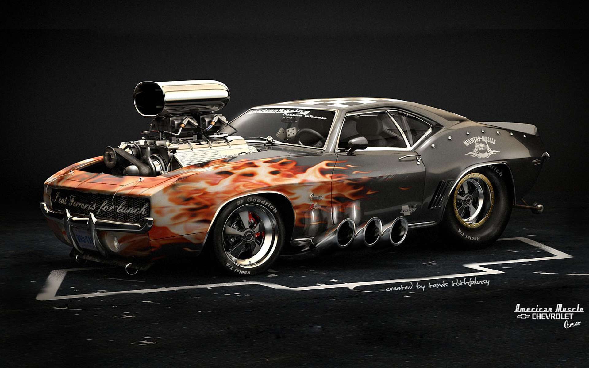 Free download View Of Chevrolet Camaro 1969 HD Wallpaper HD Car
