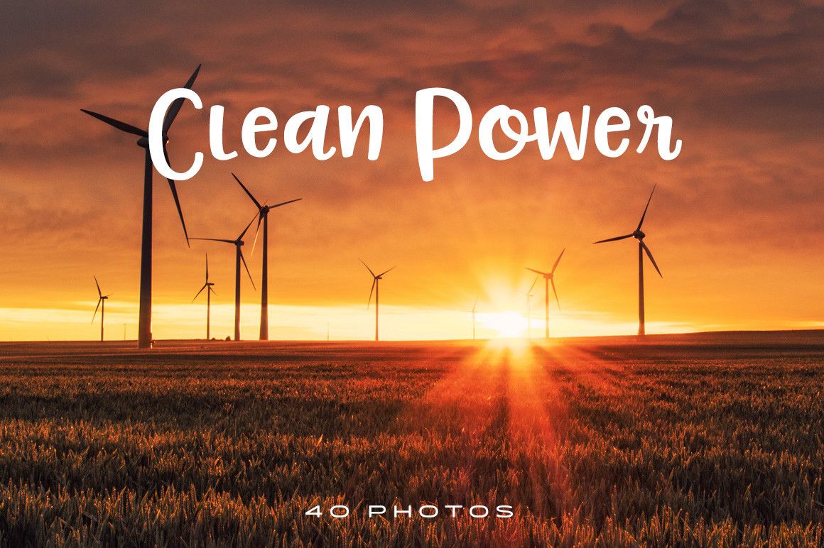 High Resolution Photo of Clean & Renewable Energy