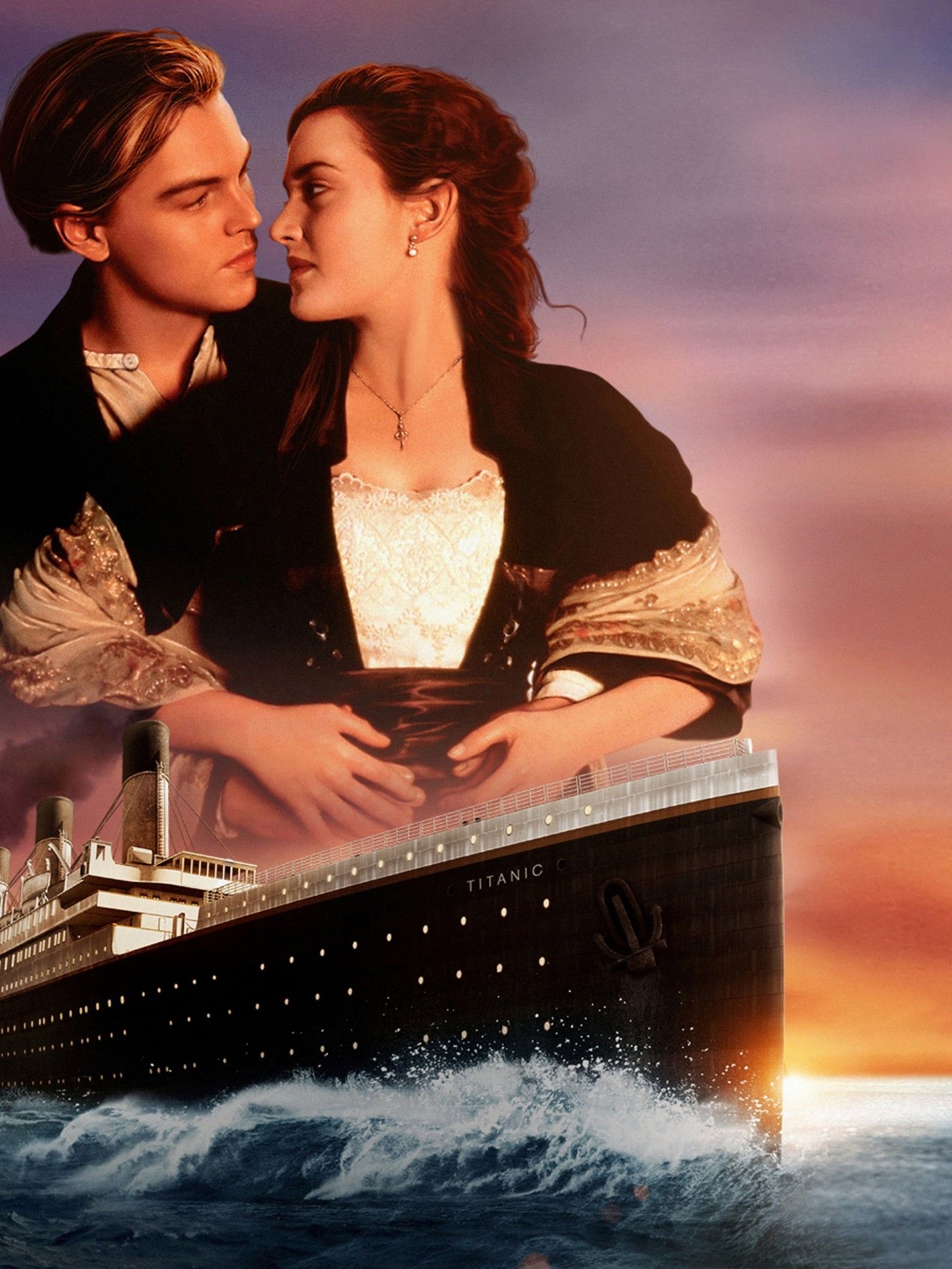 Wallpaper Titanic, Leonardo DiCaprio, Kate Winslet, HD, 4K, Movies,. Wallpaper for iPhone, Android, Mobile and Desktop