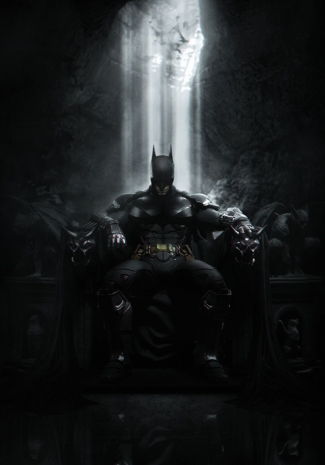 Batman's Throne by Mizuri Official on Artstation. Batman