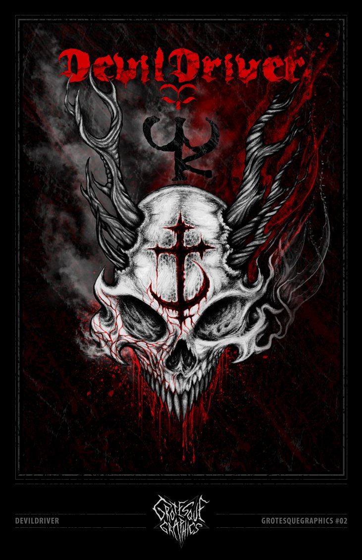 DevilDriver. Heavy metal art, Heavy metal music, Metal artwork