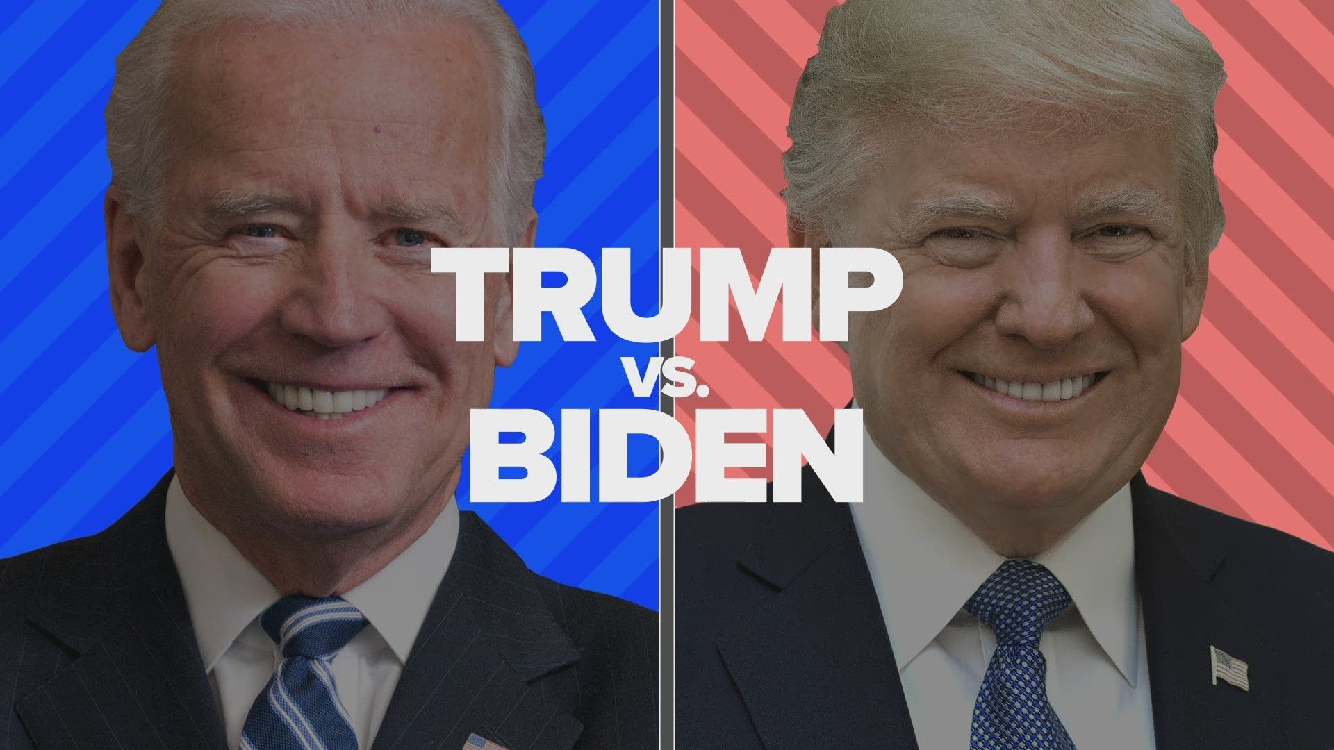 Where does Preident Trump and Joe Biden stand on major issues