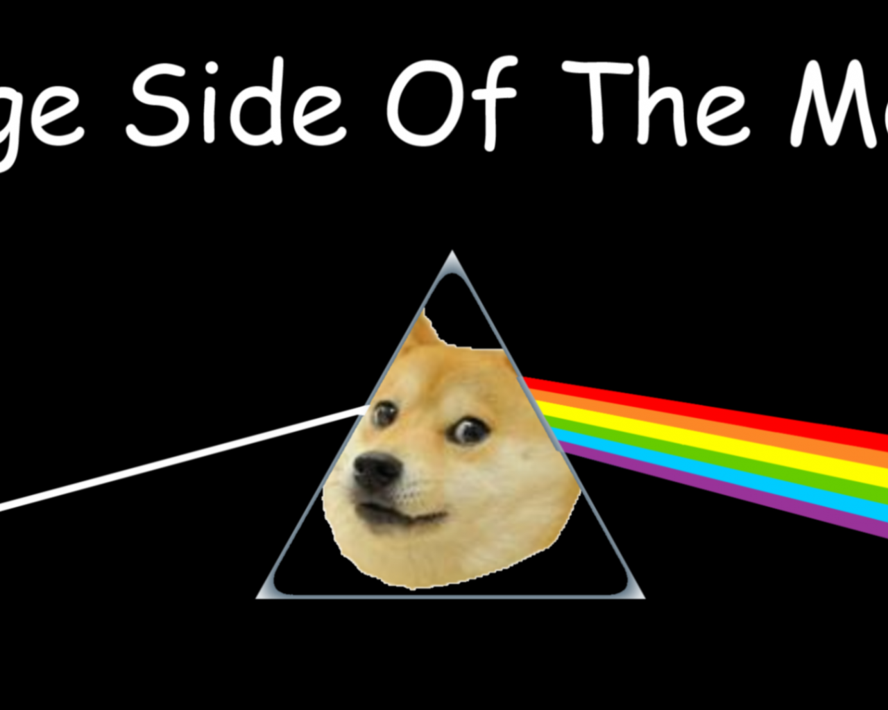 Free download Doge Meme Wallpaper 1920x1080 Doge side of the moon