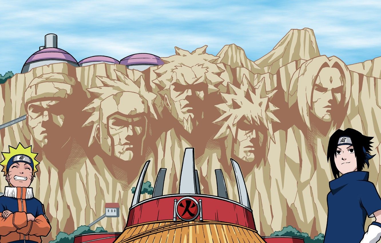 Wallpaper Sasuke, Naruto, Sakura, ninja, team shinobi, Kakashi